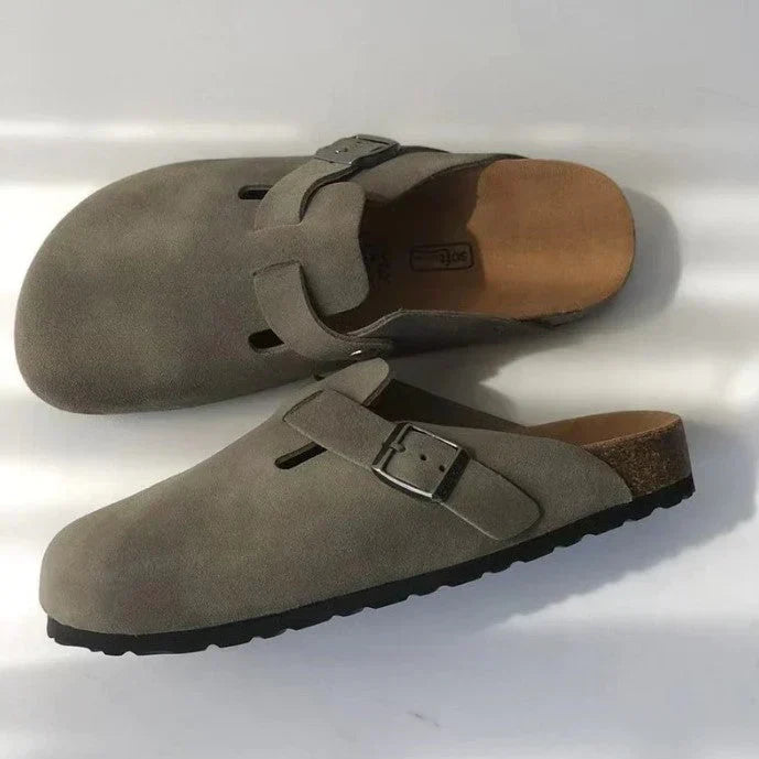 Chaussons décontractés à enfiler avec boucle et confort optimal