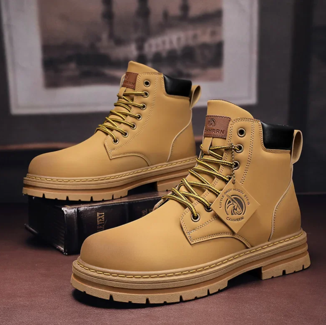 Bottes de Marche Homme Marron Robustes et Confortables