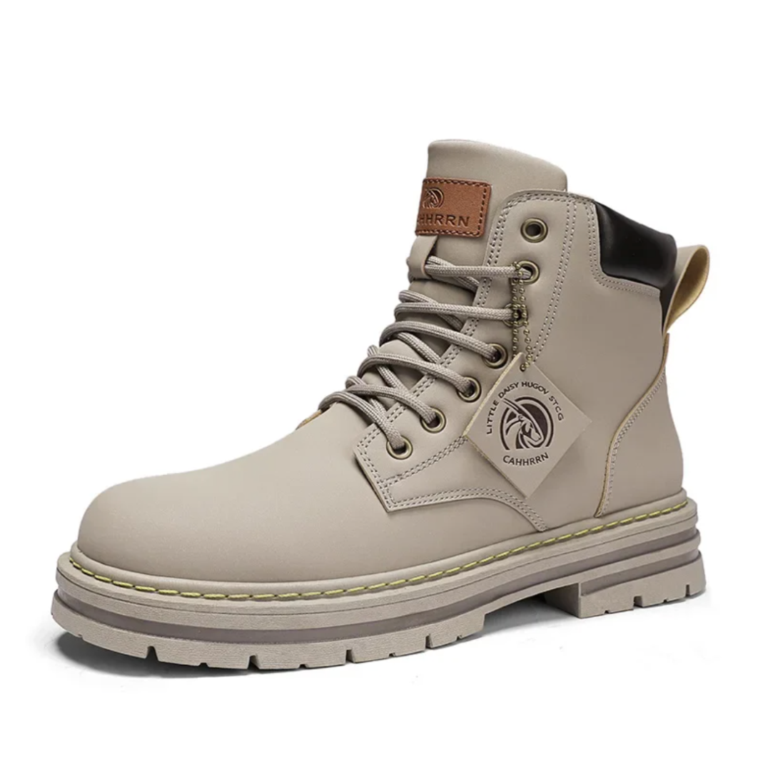 Bottes de Marche Cuir Brun pour Homme - LuxeStyle