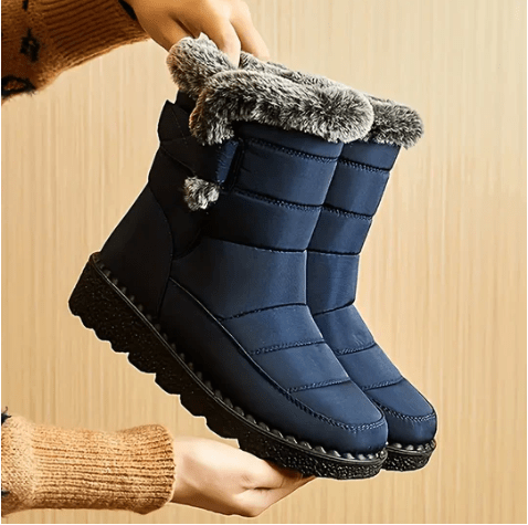 Bottes Femme Hiver Chaudes Fourrées – Semelle Antidérapante Robuste - LuxeStyle