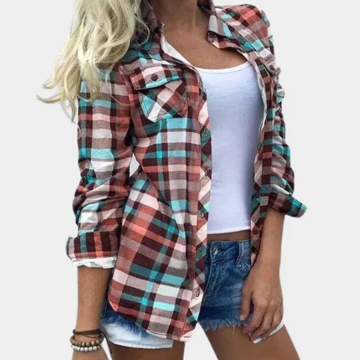 Chemise Féminine Élégante à Manches Courtes