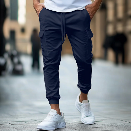 Pantalon Cargo Homme Navy Foncé Pratique - LuxeStyle