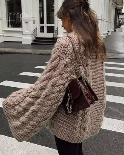 Pull Femme Col Rond Douillet Hiver