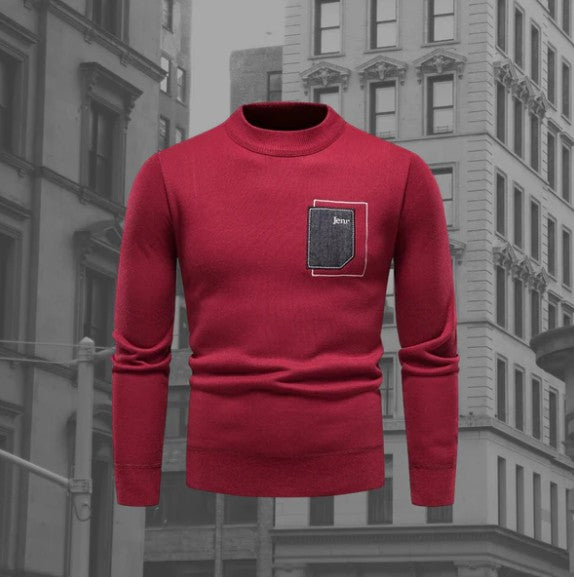 Pull Homme Col Rond Élégant pour Tous les Jours