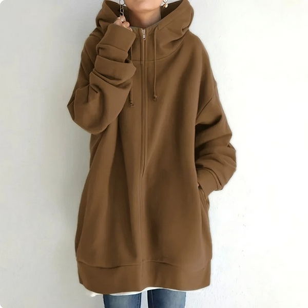 Sweat à capuche confortable avec poche et cordon ajustable - LuxeStyle