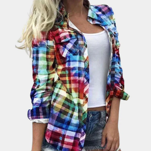 Chemise Féminine Élégante à Manches Courtes