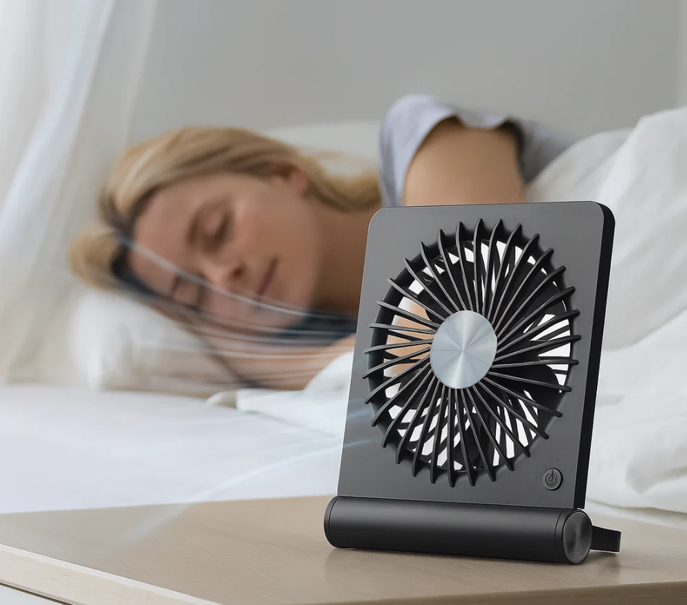 Ventilateur de Bureau Silencieux et Compact - BlxckFR