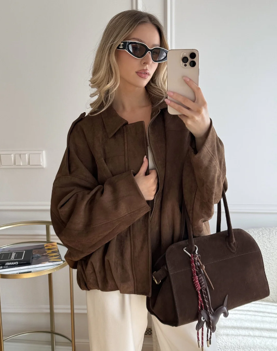 Manteau Femme Grande Taille - Veste Cuir Douce et Chic au Style Actuel - LuxeStyle