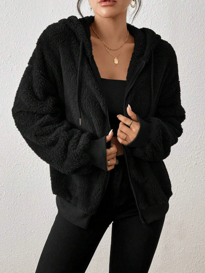 Veste Femme Hiver – Cardigan Élégant en Polaire Douillette & Chaude pour Femmes - LuxeStyle