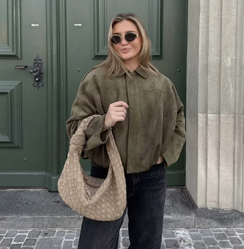 Veste Femme Hiver Douce et Confortable avec Poches - LuxeStyle