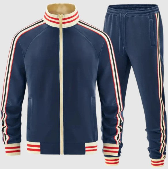 Survêtement Homme Rayé Sportif et Confortable - LuxeStyle