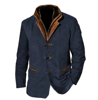 Veste Blazer Élégant Homme Hiver
