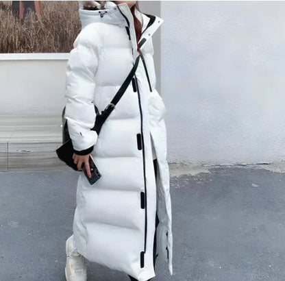 Parka Femme Hiver Blanche Élégante