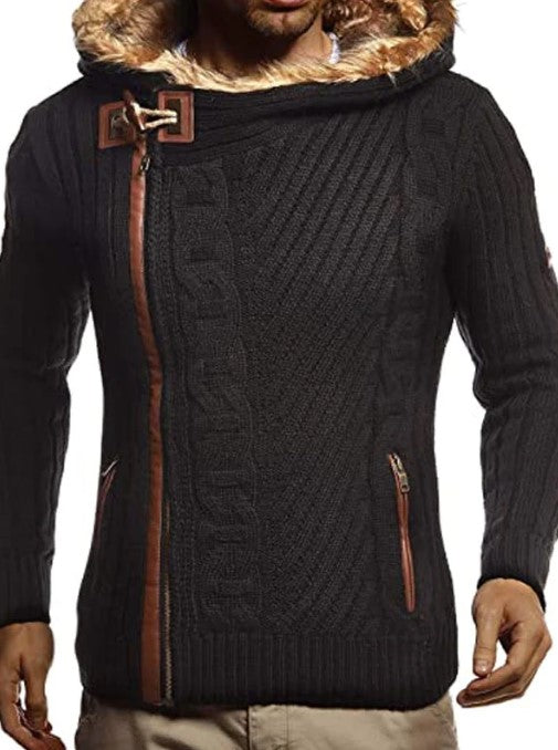 Sweat À Capuche Élégant Pour Homme Hiver