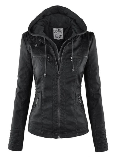Veste Courte Zippée Féminine pour Printemps