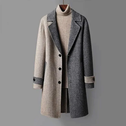 Manteau Hiver Chic pour Homme - Idéal Pour les Soirées Élégantes - LuxeStyle