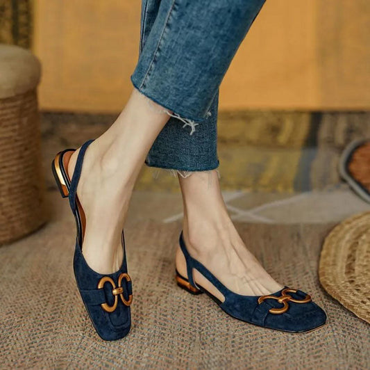 Sandales Confort Femmes à Semelle Épaisse et Fermeture Réglable - LuxeStyle