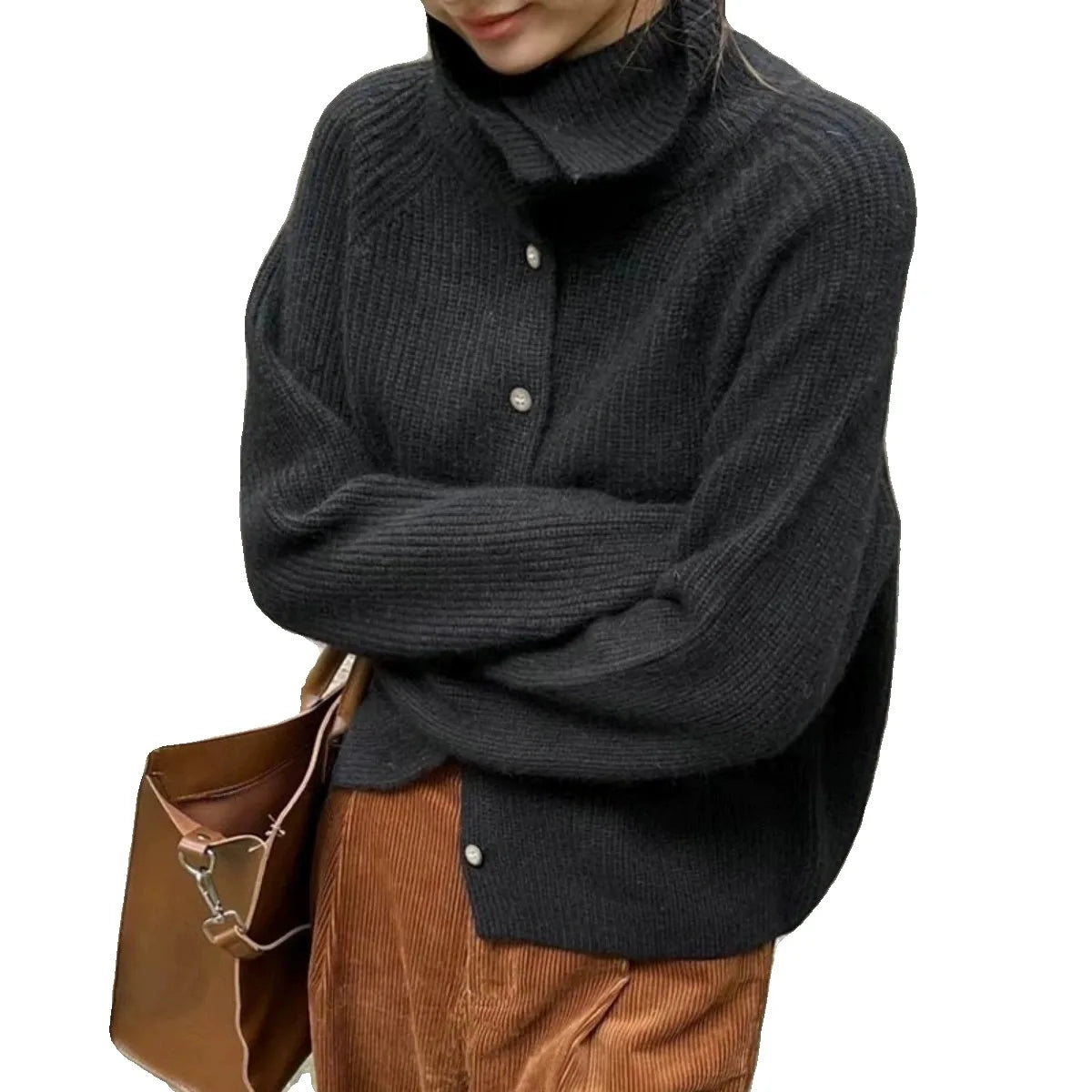 Gilet femme laine épais chaud hiver