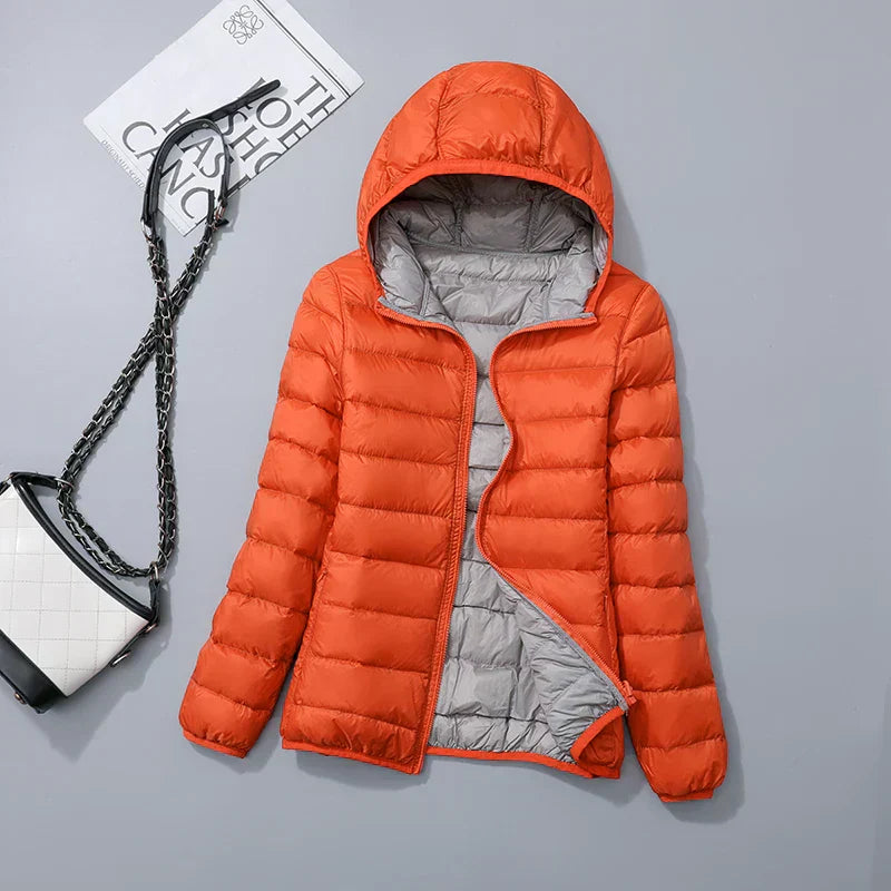 Parka femme polaire bleu foncé