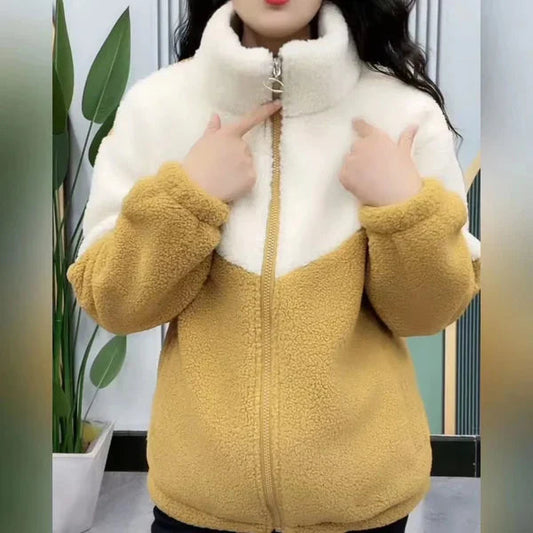 Veste Hiver Douillette avec Capuche Réglable - LuxeStyle