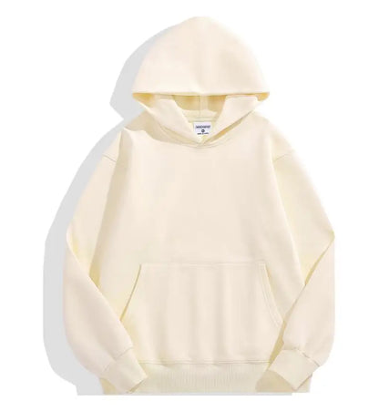 Sweat à Capuche Mixte Noir Avant Poche