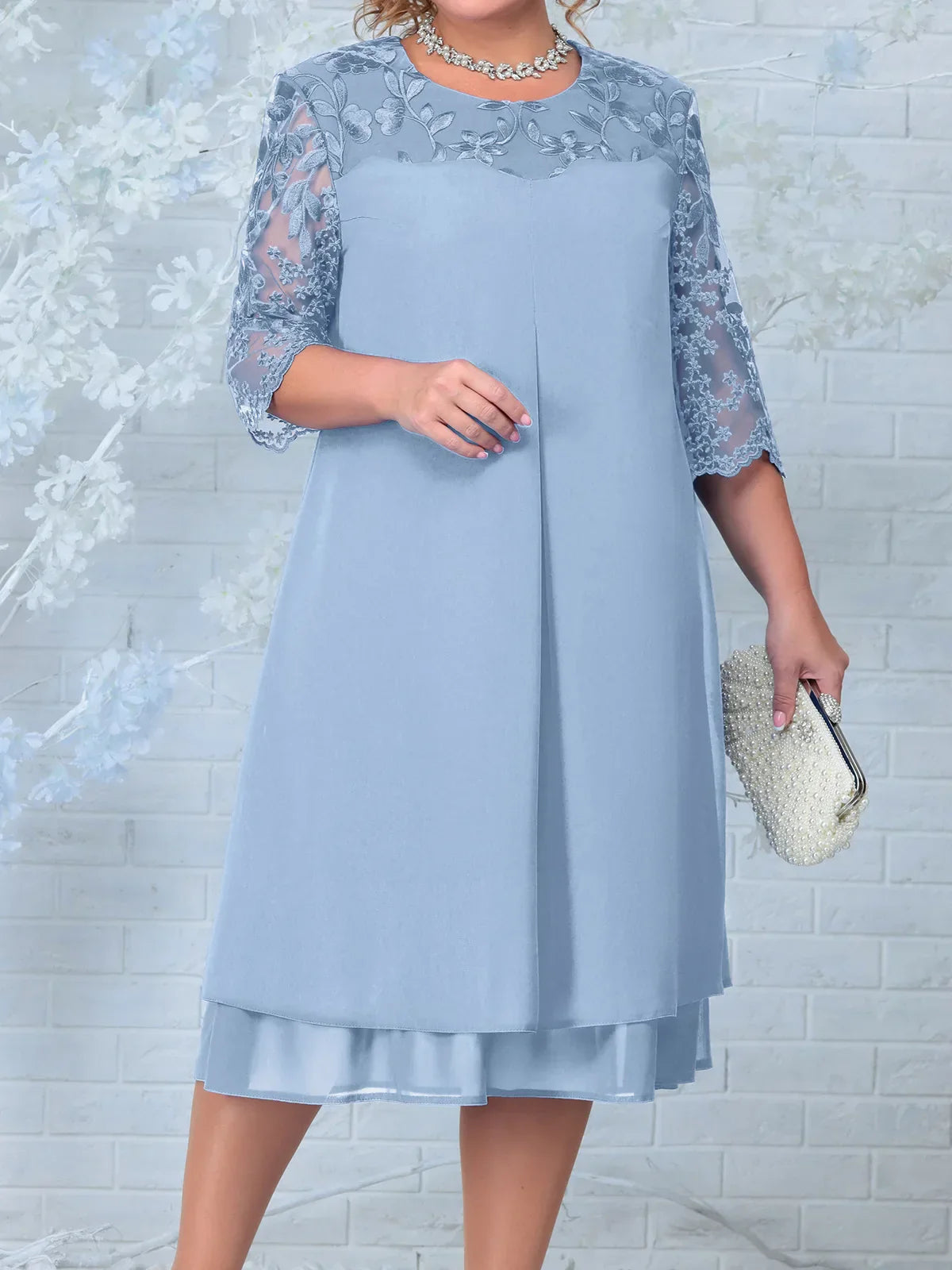 Robe de soirée élégante taille grande pour femmes