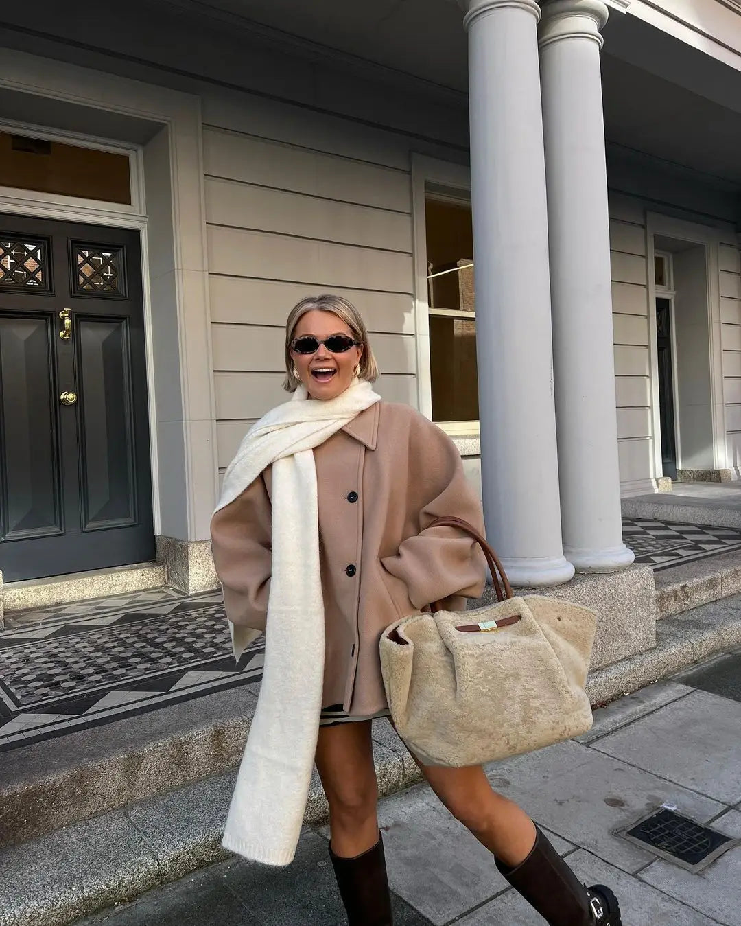Manteau Femme Élégant Grand Taille pour Hiver - LuxeStyle