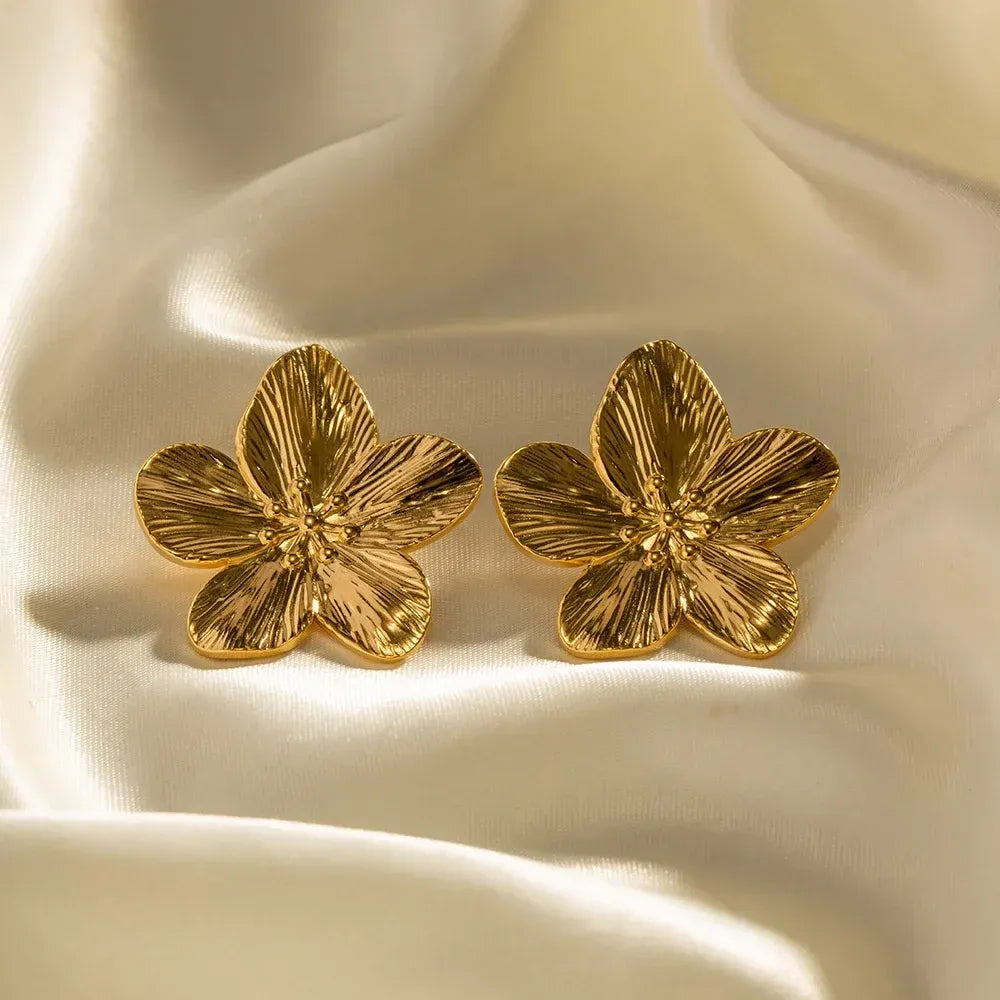 Boucles d'Oreilles Femmes Fleurs Élégantes Printanières - LuxeStyle
