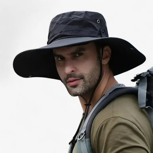 Chapeau de Soleil Élégant avec Protection Solaire - LuxeStyle