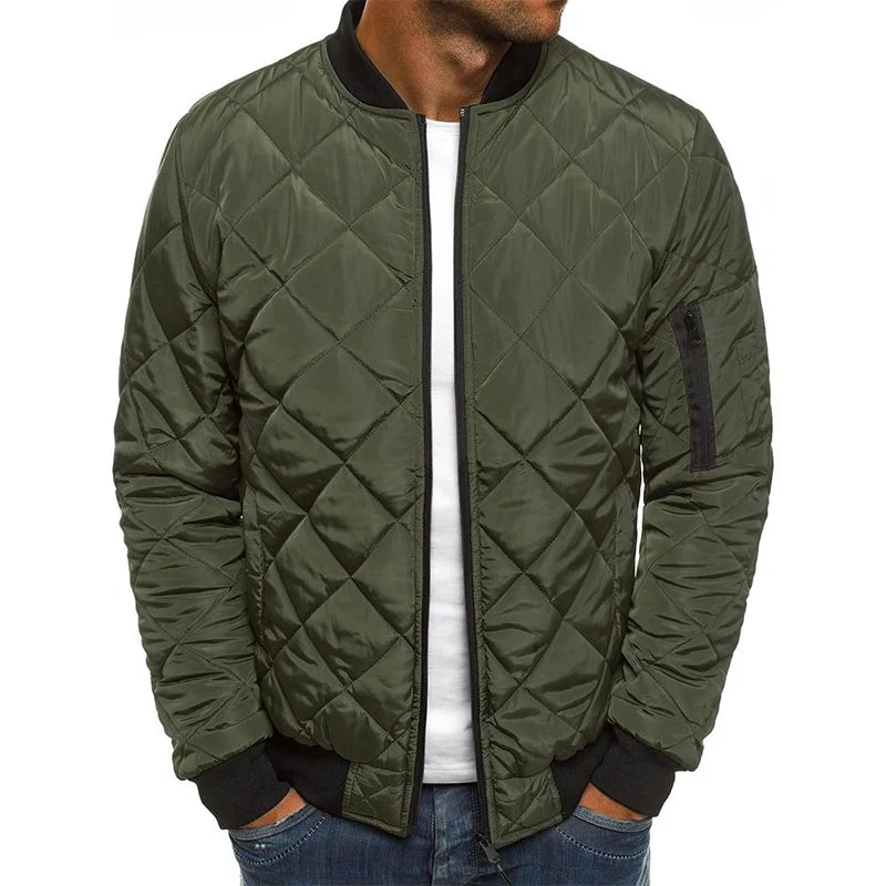 Veste polaire rouge pour homme à fermeture rapide
