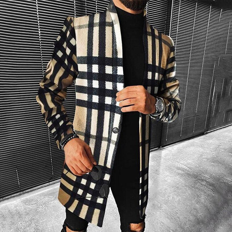 Veste Homme Imprimé Géométrique Slim Fit