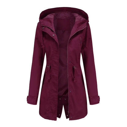 Doudoune Femme Hiver avec Capuche et Doublure Chaude
