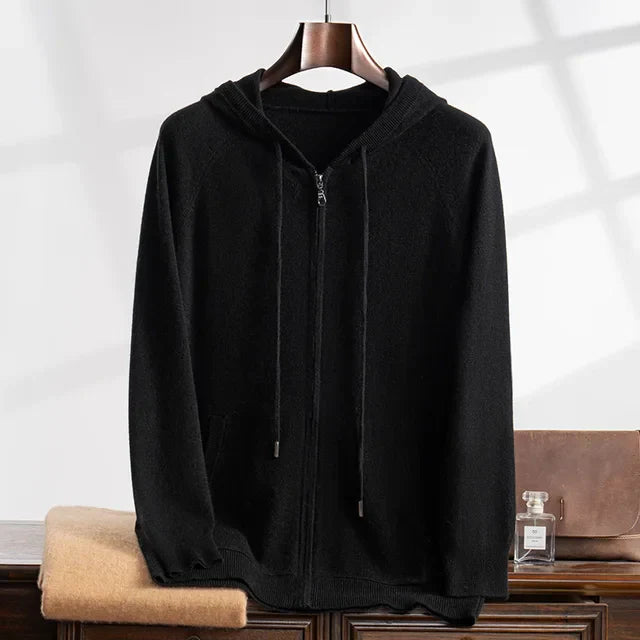 Sweat à capuche zippé Clair pour Homme