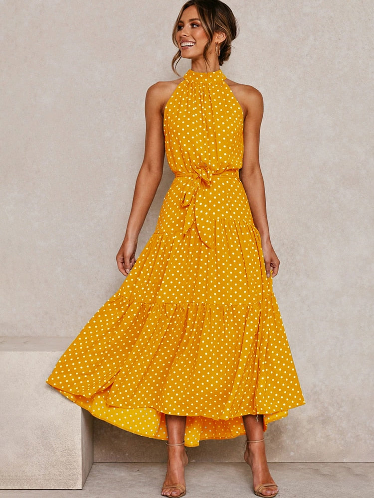 Floryelle™ – Robe Femme Fluide Élégante en Tissu Léger & Respirant