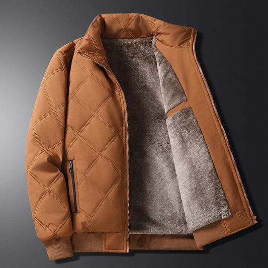 Veste Cuir Doublée Pour Homme - Élégante et Fonctionnelle - LuxeStyle