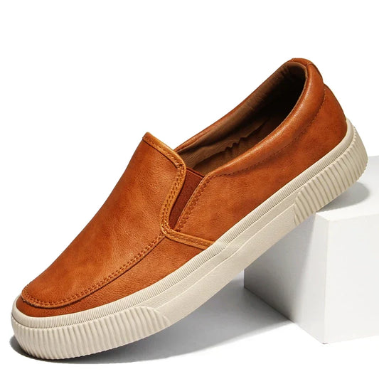CuirFlex™ – Mocassins Hommes Cuir Élégant Confort Supérieur et Durable