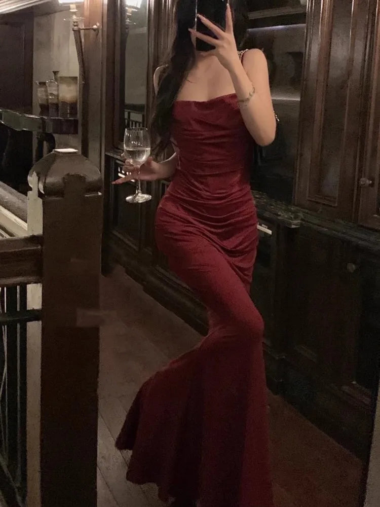 Robe de gala élégante blanche femme