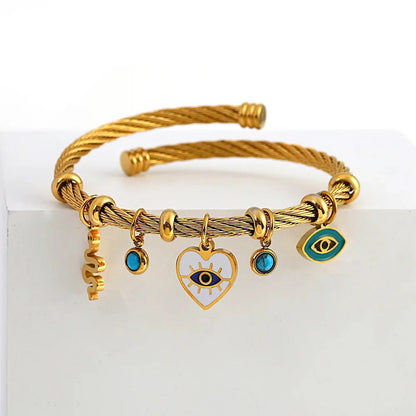Bracelet Protège-Œil Élégant Cristal - LuxeStyle