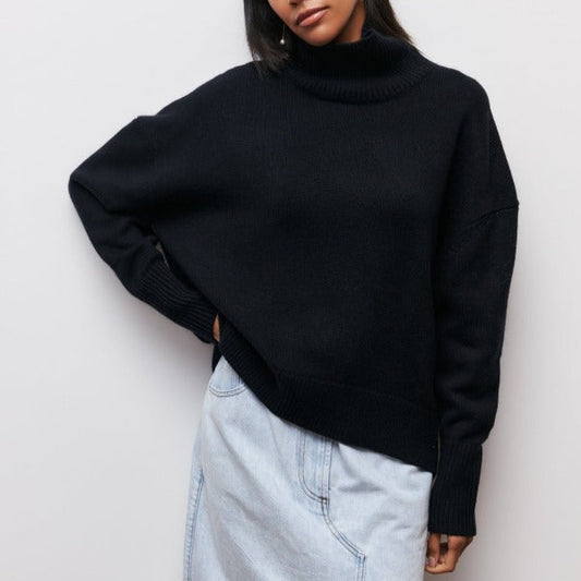 Toria - Pull Col Roulé Doux et Chic - LuxeStyle