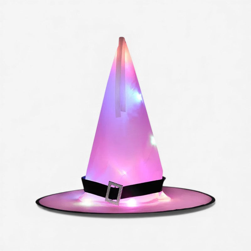 Chapeau Sorcière Éclairé LED Fantastique