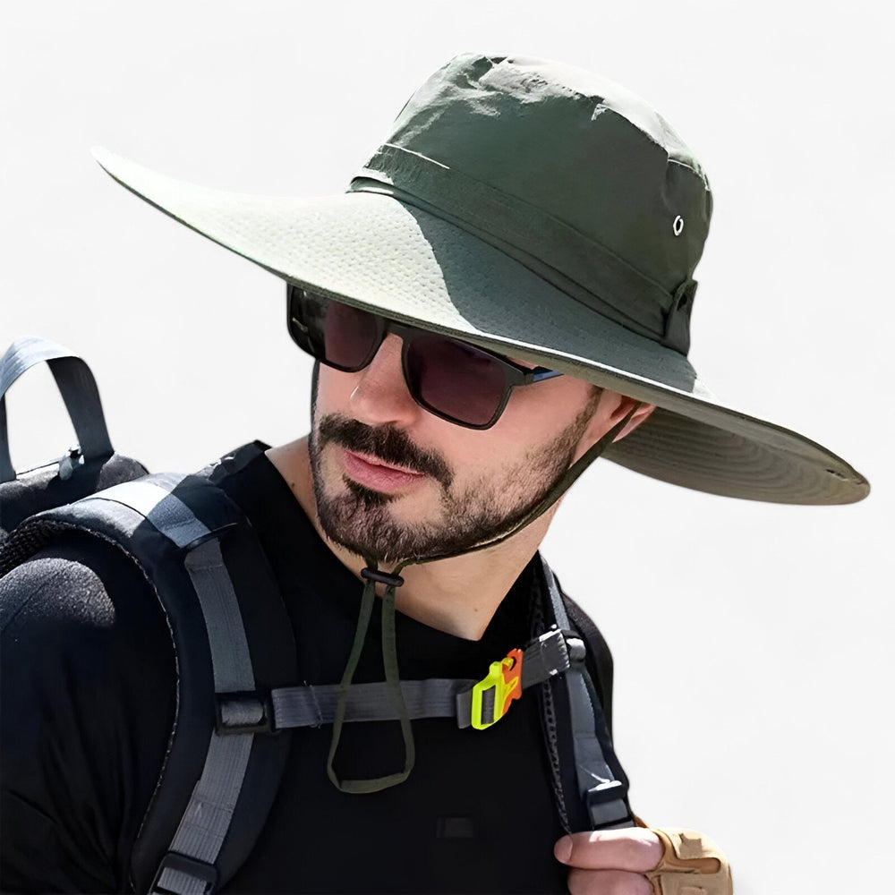 Chapeau de Soleil Élégant avec Protection Solaire