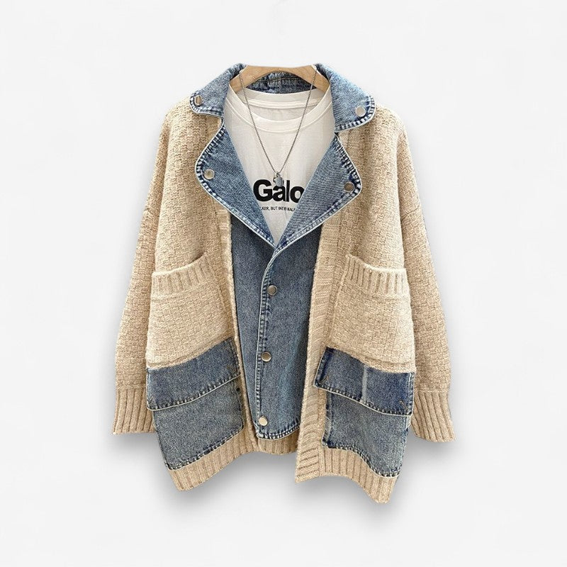 Veste Jean Classique à Manches Longues - LuxeStyle