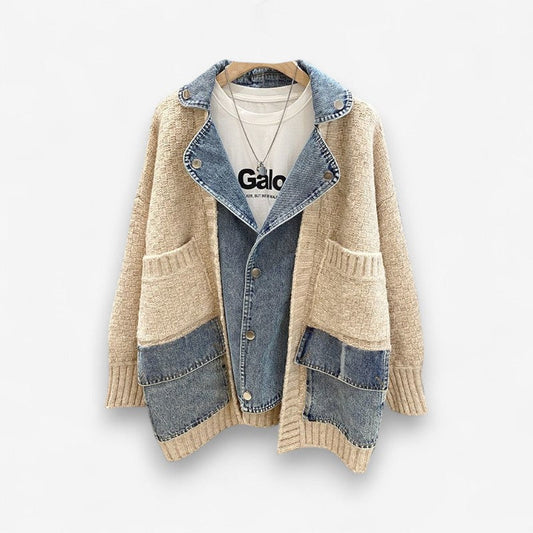 Veste Jean Classique à Manches Longues - LuxeStyle