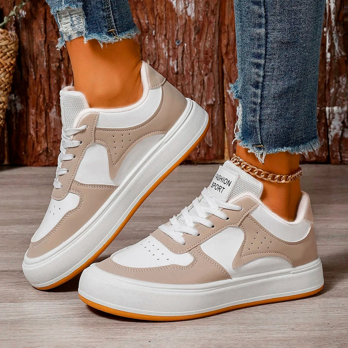 Baskets mode élégantes à la coupe décontractée - LuxeStyle