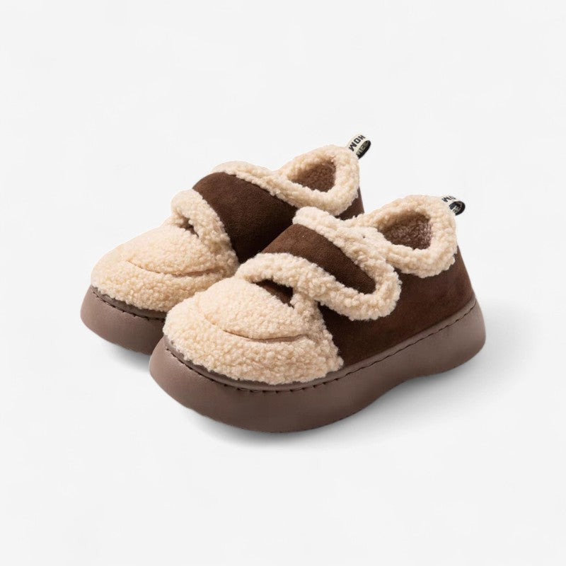 Bottines Hivernales Chaussures Fourrées et Semelle Grip