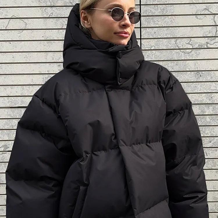Veste épaisse féminine à manches longues confortable - BlxckFR