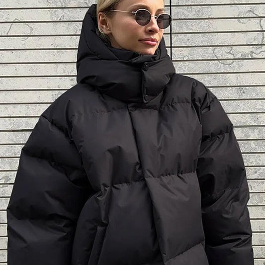 Veste épaisse féminine à manches longues confortable - BlxckFR