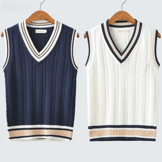Pulls Col Rond Gilet Tricot Marin pour Homme - LuxeStyle