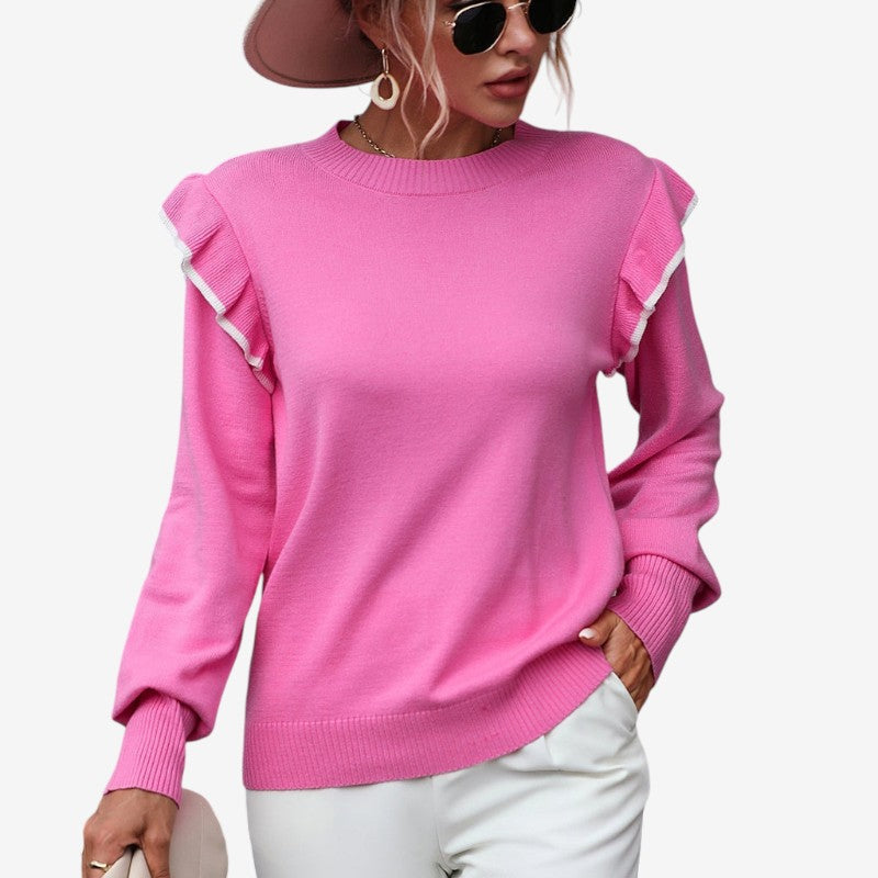 Pull Femme Élégant à Manches Longues