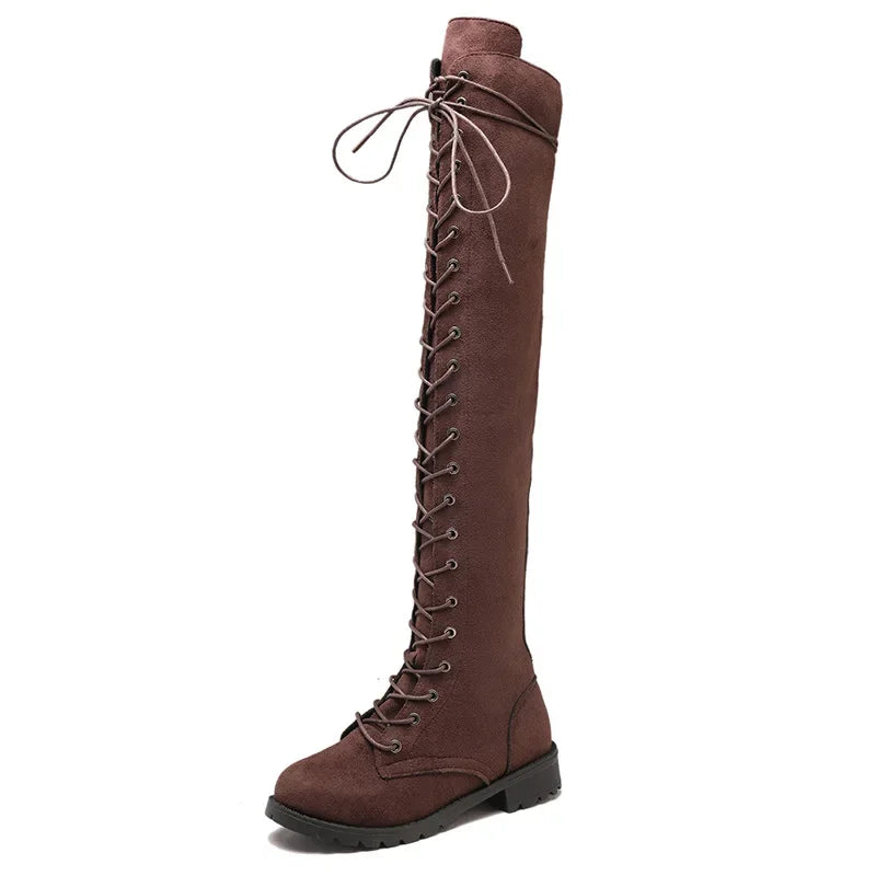 Bottes Haut Genou Élégantes pour Femmes
